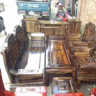 Bộ bàn ghế như ý hộp voi bộ 2m2 và 2m4 gỗ tràm