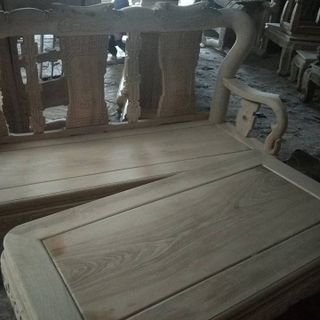 Bộ bàn ghế minh quốc triện tay 10 và tay 12 gỗ sồi nga
