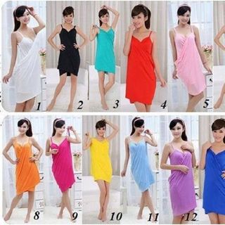khăn đi biển giả áo 2 dây sành điệu