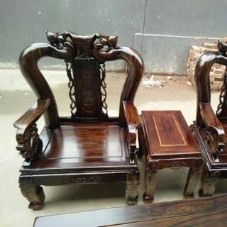 Bộ bàn ghế giả cổ minh đào gỗ tràm lõi