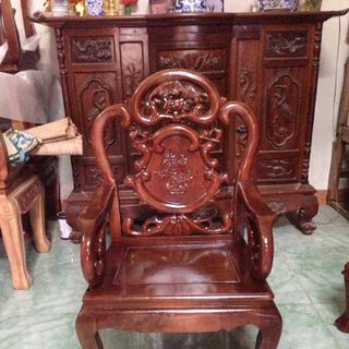 Bộ bàn ghế guột gỗ nhãn