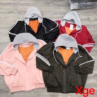 ÁO KHOÁC DÙ NAM PHỐI MŨ NỈ