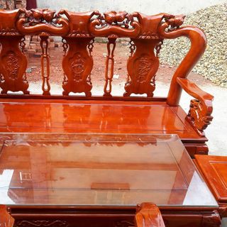 Bộ bàn ghế minh quốc đào gỗ xoan ta Tay 10 và Tay 12