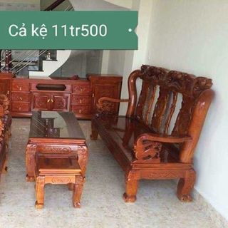 Bộ bàn ghế minh quốc đào gỗ xoan ta Tay 10 và Tay 12