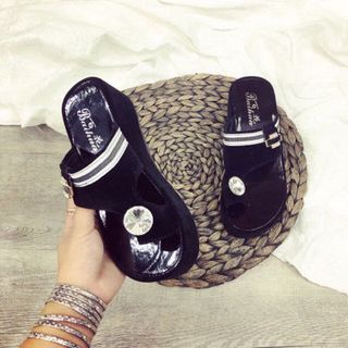 dép kẹp đính đá