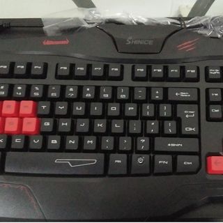 Bàn Phím Shinice N500 Usb Có Đèn Led Đỏ Chuyên Game