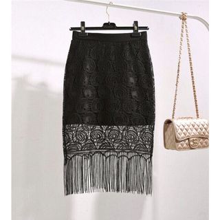 Chân váy Ren Dự Tiệc Tua Rua