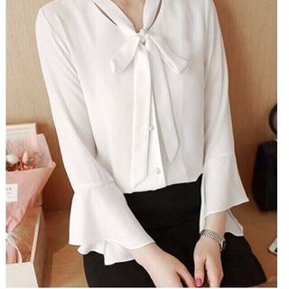 áo Kiểu Cổ Nơ Cách Điệu