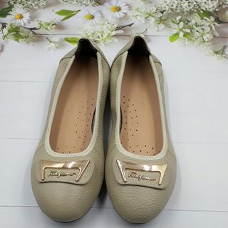 Giày búp bê phối khóa