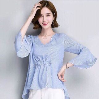 Áo Kiểu Vạt Bầu Ta Lệch