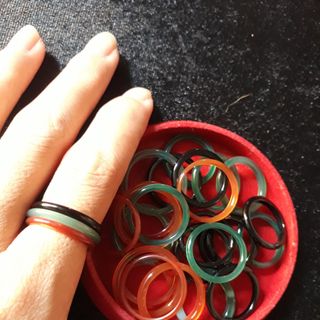 NHẪN ĐÁ MÃ NÃO - SIZE NHỎ