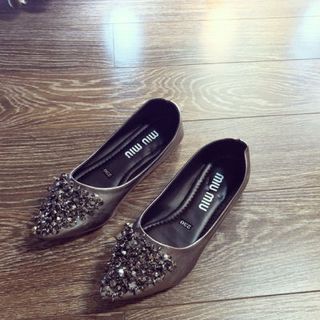 giày bup bê đá chùm xinh