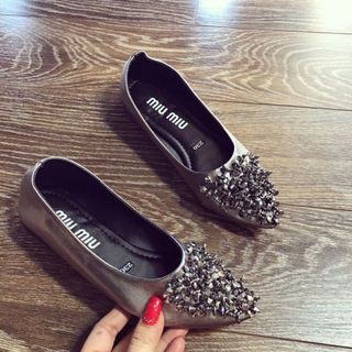 giày bup bê đá chùm xinh