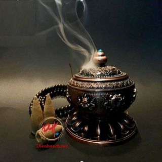 Lư đốt trầm tặng nụ trầm