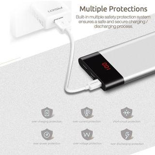 Pisen - Pin sạc dự phòng Color Pro dung lượng 10000mAh - vỏ nhôm