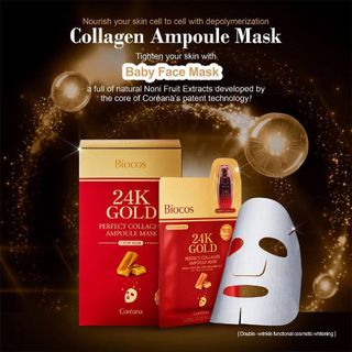 Mặt Nạ Vàng nano 24k Biocos