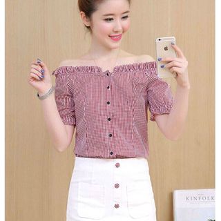 Áo Kiểu Bẹt Vai Fashion