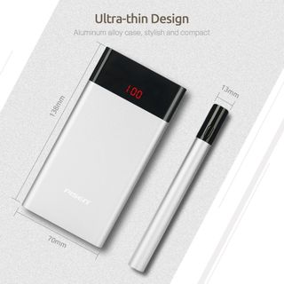 Pisen - Pin sạc dự phòng Led Color Power - dung lượng 10000mah Polymer