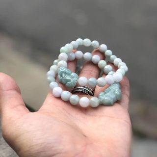 Vòng tay tỳ hưu cẩm thạch - MSP 429