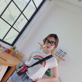 ÁO THUN IN HÌNH CẦU VỒNG