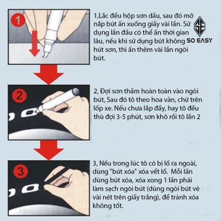 Cây viết bút sơn vẽ ghi chữ lên lốp xe bánh xe trang trí cho xe hơi ô tô xe máy phong cách độc đáo sáng tạo cho xế yêu SXH5 trắng
