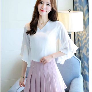 Áo Kiểu Tay Loe Katia