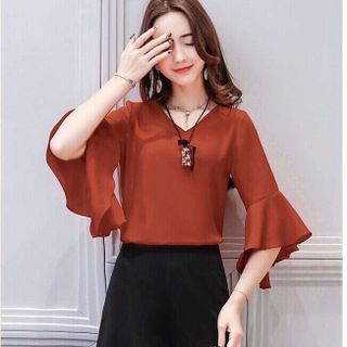 Áo Kiểu Tay Loe Katia