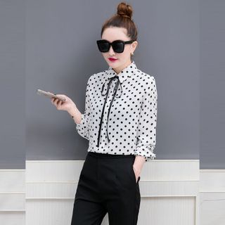 Áo Sơ Mi Chấm Bi