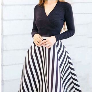 Chân Váy Xoè Sọc Sena Fashion