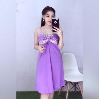 Đầm ngu thun lạnh