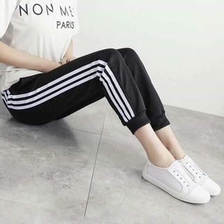 QUẦN NỈ 3 SỌC FORM NAM NỮ DƯỚI 65kg