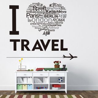 Decal Tôi Yêu Travel