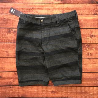 Quần short kaki sọc kẻ nam