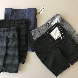 Quần short kaki sọc kẻ nam