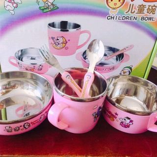 bộ chén ly tô thìa cho bé