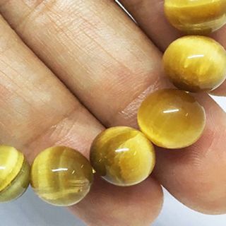 vòng tay đá mắt hổ vàng