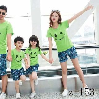 áo gia đình mặt cười