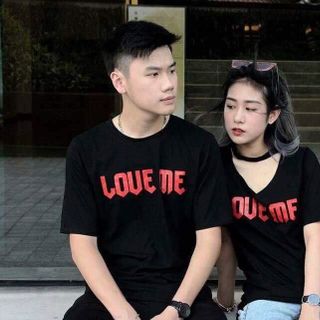 Áo thun Chữ Love me 35k