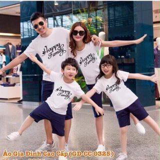 áo gia đình happy