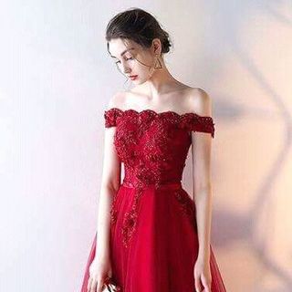 ĐẦM XÒE BẸT VAI ĐÍNH HOA 3D