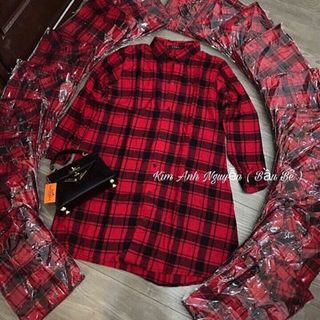 váy sơ mi kẻ caro