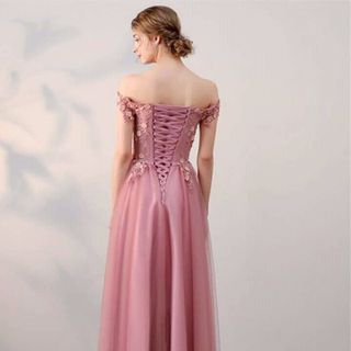 ĐẦM MAXI TRỄ VAI ĐÍNH HOA 3D