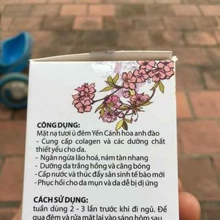 MẶT NẠ TỔ YẾN CÁNH HOA TƯƠI COLLAGEN