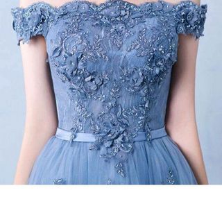 ĐẦM MAXI TRỄ VAI ĐÍNH HOA 3D CỰC XINH