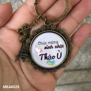 Móc khóa in hình handmade