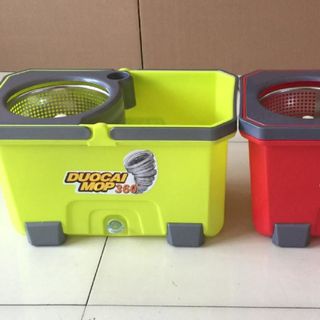 Bộ Lau Nhà 360 Lồng Inox - Bánh Xe