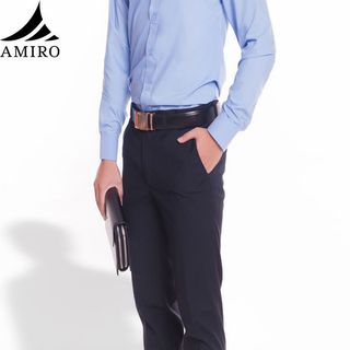 Quần âu nam xanh tím than Amiro AQU1052