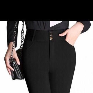 Quần legging 2 nút