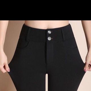 Quần legging 2 nút
