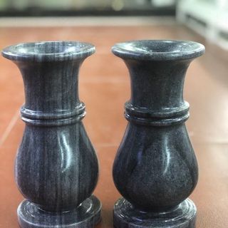 Cặp lọ hoa đá cẩm thiên nhiên - MSP 465
